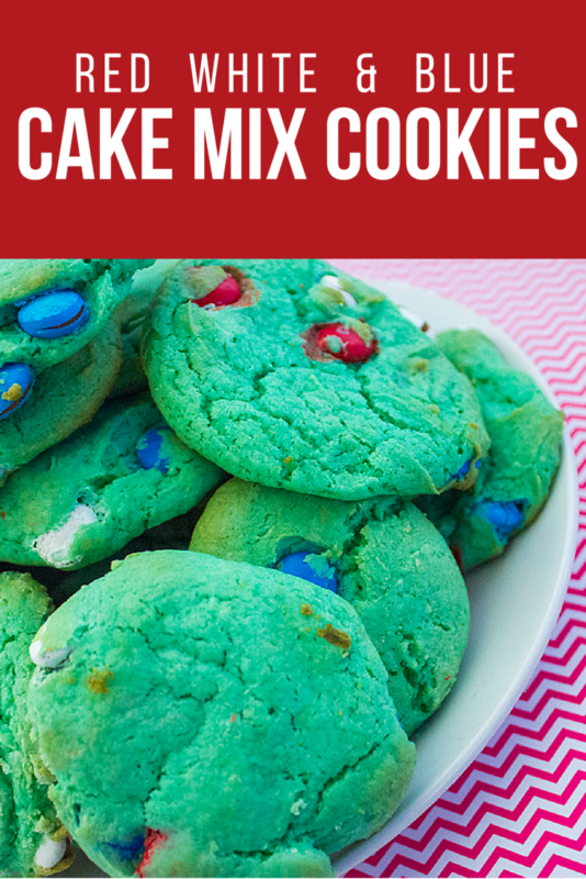 Make Red White and Blue cookies for Memorial Day or 4th of July! Simple recipe to make for your patriotic parties and get togethers.