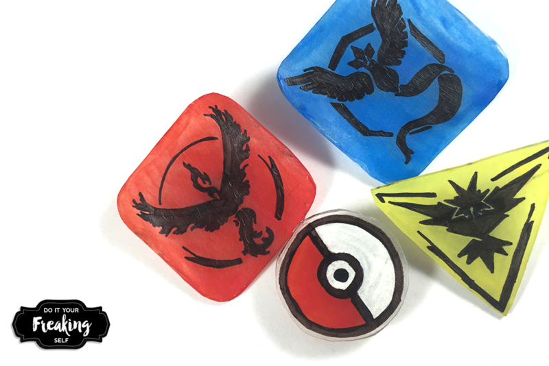 Show your team pride with these fun DIY Pokémon Go Pins! Connect with your team Instinct, Mystic or Valor with this easy craft