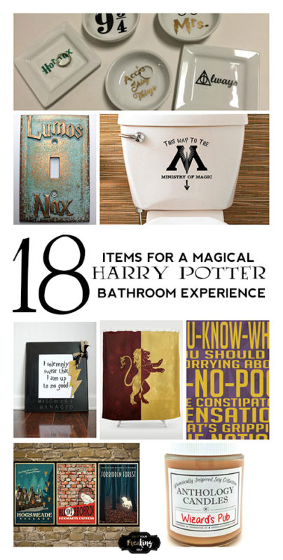 Enjoy a magical bathroom experience with these awesome 18 Harry Potter Bathroom Decor Ideas! Perfect for Muggles and Wizards alike!