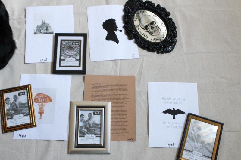 Celebrate Miss Peregrine's Home for Peculiar Children by decorating your home with this easy DIY Gallery Wall!