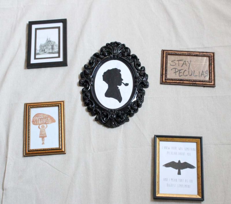 Celebrate Miss Peregrine's Home for Peculiar Children by decorating your home with this easy DIY Gallery Wall!