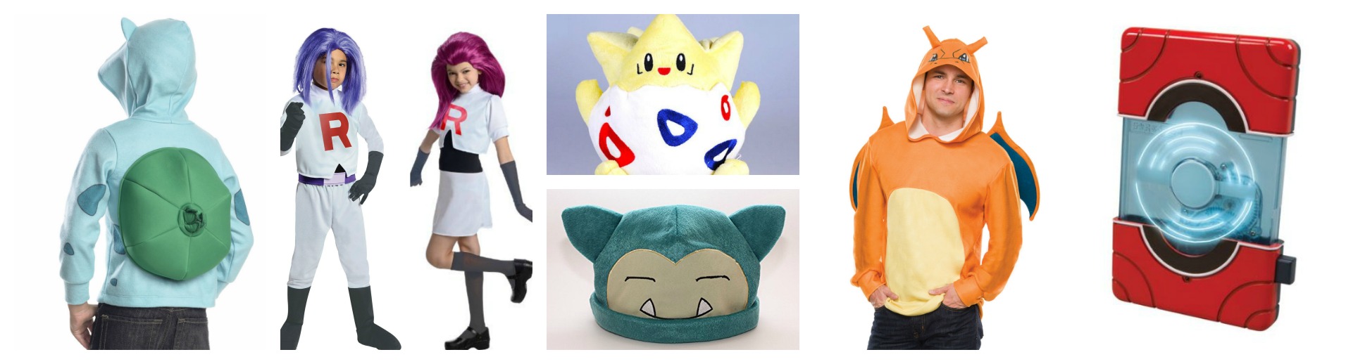 Everything you need for your Pokemon Halloween costumes. For kids, adults, babies, and fur babies! Pokemon your Halloween!