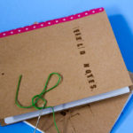 Learn how to make your own DIY Mini Journals with this simple tutorial. Great for back to school, travel notebooks, an gifts!