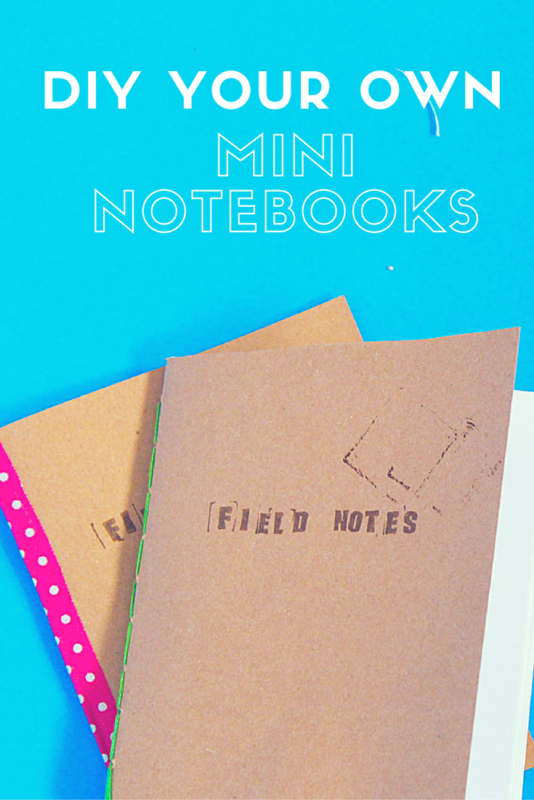 Learn how to make your own DIY Mini Journals with this simple tutorial. Great for back to school, travel notebooks, an gifts!