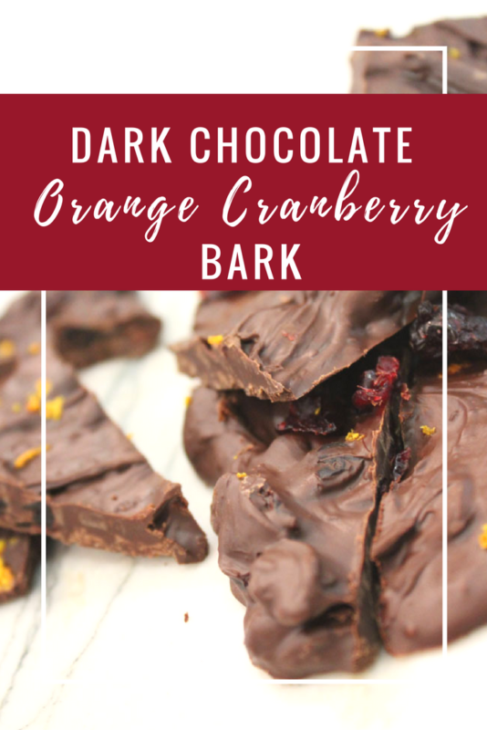 Set your tastebuds alight with this spiced dark chocolate orange cranberry bark! Great for holiday parties, desserts, and gifts. | Dark Chocolate | Holiday Desserts | Orange Zest | Dried Fruit | Edible Gifts | Easy Bark | Do It Your Freaking Self