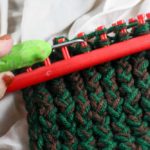 Knit up a warm and fun infinity loom knit scarf in just a few hours! A great project for beginners to create stunning hand made gifts in half the time!