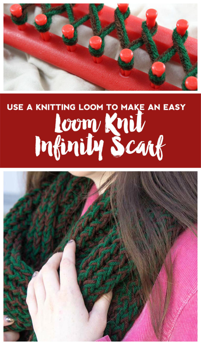 Do It Your Freaking Self DIY an Infinity Loom Knit Scarf Do It Your