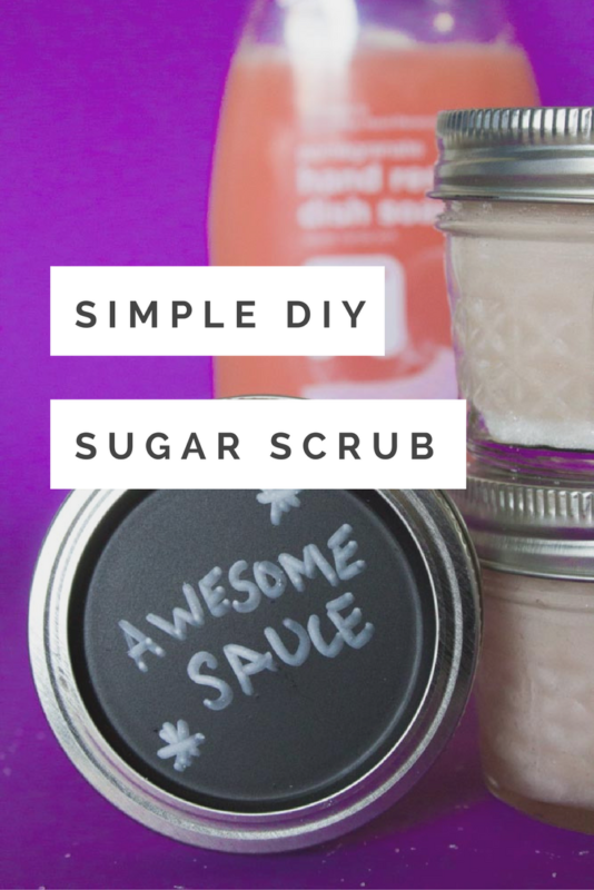 In a pinch for a gift? Try a simple 2 ingredient sugar scrub that is sure to please! Hostess gift | teacher gift | mary kay satin hands | Christmas | Do It Your Freaking Self