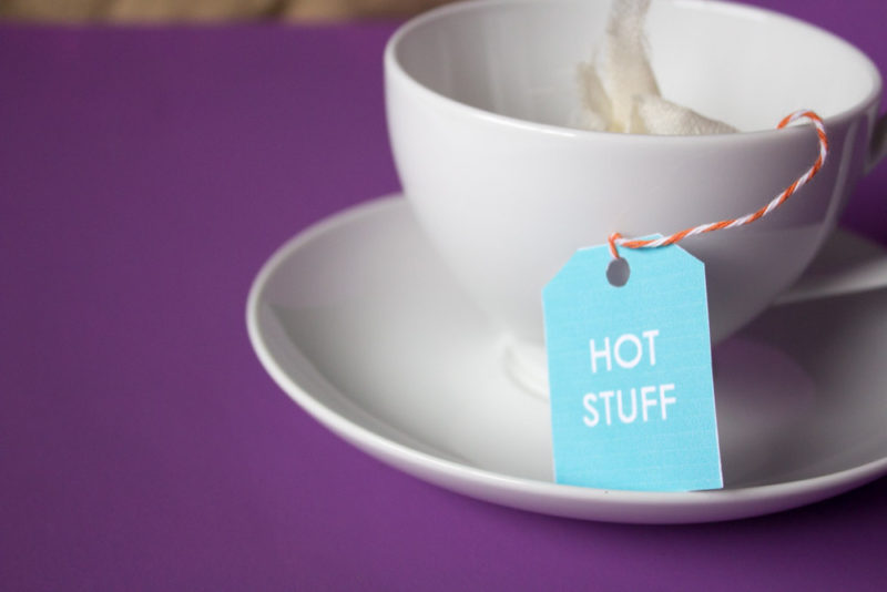Make tea time more fun with some DIY Tea bags and some sassy printable tea tags! A great simple gift for gal pals, mothers day, or a spa gift set! - Do It Your Freaking Self