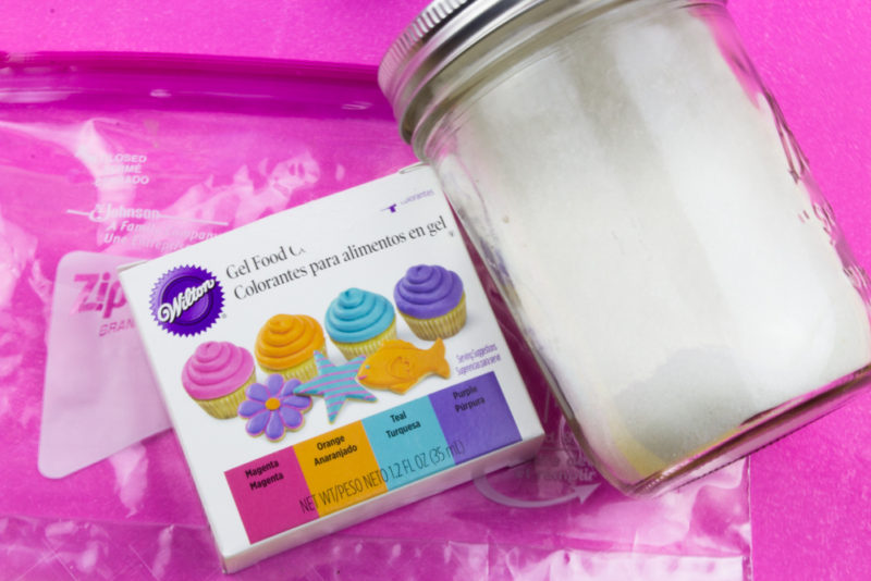 This simple way to make your own custom colored DIY sanding sugar sprinkles will blow your mind and save you money. Make custom sprinkle mixes YOUR way! 