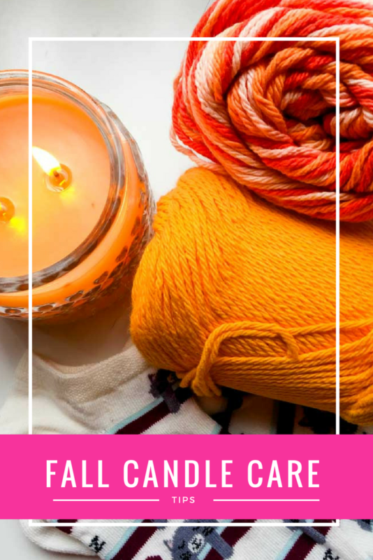 Get into the fall spirit, set the mood, and keep your candles lasting longer and burning better with these simple fall candle care tips! #falldecorating #candlecare #goldcanyon