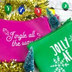 Show your holiday spirit or lack thereof with a sassy christmas clutch with Cricut! These are my favorite gifts to make and give this year!