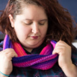 Knit with straight needles, this knit gradient cowl scarf is perfect for beginner knitters learning new stitches. Grab your favorite yarn and get knitting!