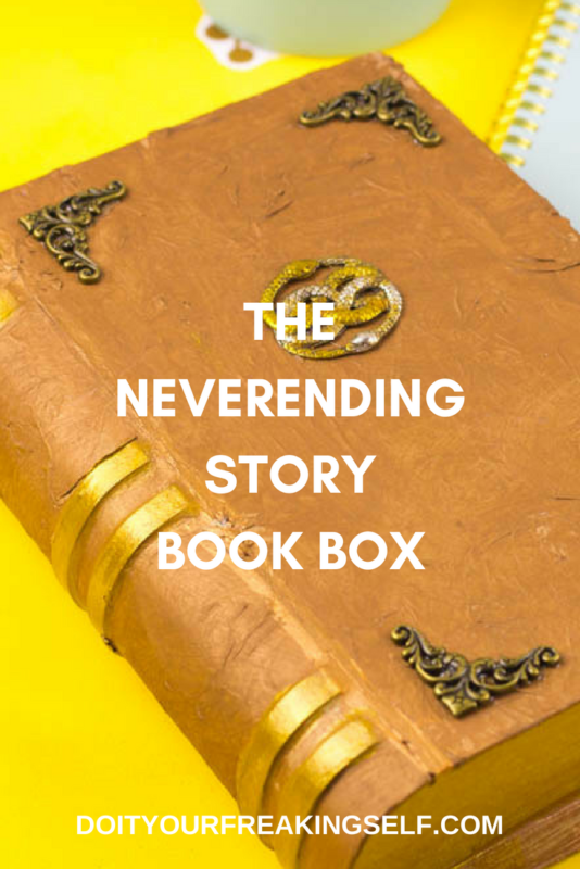 Add some geek chic to your home with this Neverending Story Book Box! #Geekcrafts