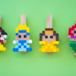 perler bead princess diy chip clips