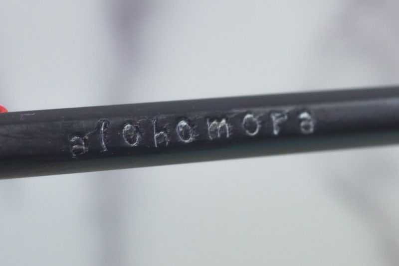 alohomora - silver stamp