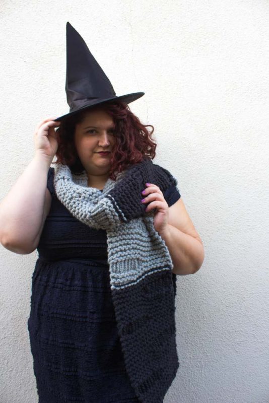 the worst witch - scarf pattern - free knitting