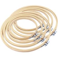 Bamboo Embroidery Hoops (4 sizes)